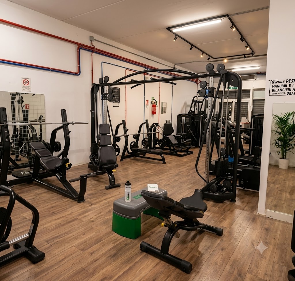 Interno della palestra Body & Brain a Bari